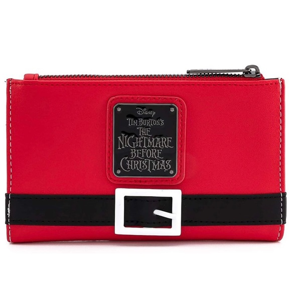 🎁SOLD!⭐️Loungefly CosplayJack Skellington Santa Backpack & Wallet Set-🎒 - Picture 8 of 11